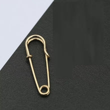 Load image into Gallery viewer, New Fashion 1PC Sliver Black Gold Color Pin Paper Clip Shape Punk Men Earring Funny Earrings For Women Men Party Jewelry