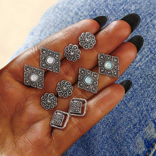 Load image into Gallery viewer, 2019 New Hot Sell Small Stud Earrings Set For Women Girl Punk Stud Earrings Set Personality Party Jewelry Fashion Brincos