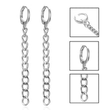 Load image into Gallery viewer, Pendientes Mujer Moda 2018 Korean Fashion Jewelry Geometric Long Tassel Stud Earrings For Women Brincos Kpop Earrings Men