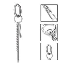 Load image into Gallery viewer, Pendientes Mujer Moda 2018 Korean Fashion Jewelry Geometric Long Tassel Stud Earrings For Women Brincos Kpop Earrings Men